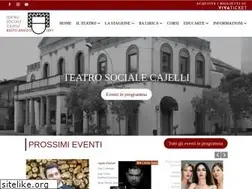 Sites similar to teatrosociale.it
