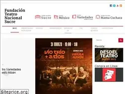 Sites similar to teatrosucre.com