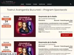 Sites similar to teatrulavangardia.ro