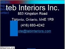 Sites similar to tebinteriors.com