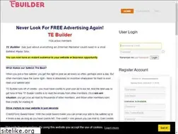 Sites similar to tebuilder.com