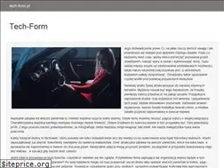 Sites similar to tech-form.pl