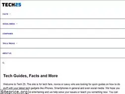 Sites similar to tech25s.com