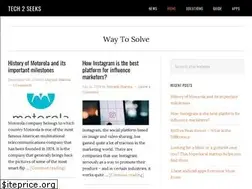 Sites similar to tech2seeks.com