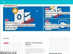 Sites similar to techarticle.net