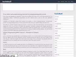 Sites similar to techbluff.com