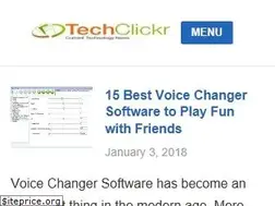 Sites similar to techclickr.com