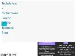 Sites similar to techdefeat.com