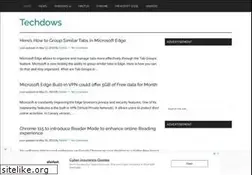 Sites similar to techdows.com
