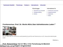 Sites similar to techfak.uni-erlangen.de