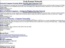 Sites similar to techforumnetwork.com