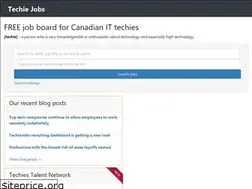 Sites similar to techiejobs.ca