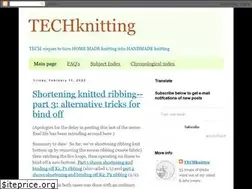 Sites similar to techknitting.blogspot.com