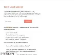 Sites similar to techleaddigest.net