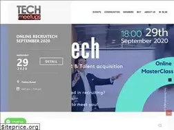 Sites similar to techmeetups.com