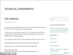 Sites similar to technicalexperiments.wordpress.com