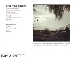 Sites similar to technicalpickles.com