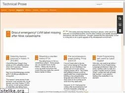Sites similar to technicalprose.blogspot.com