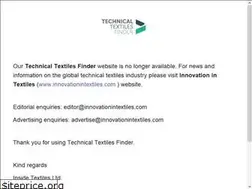 Sites similar to technicaltextilesfinder.com