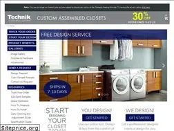 Sites similar to technikclosets.com