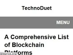 Sites similar to technoduet.com