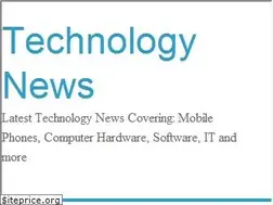 Sites similar to technologynews.site