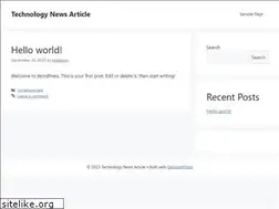 Sites similar to technologynewsarticle.com