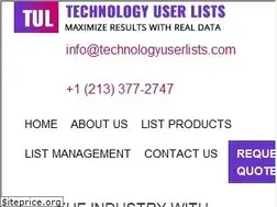 Sites similar to technologyuserlists.com