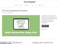 Sites similar to techsimplest.com