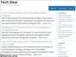 Sites similar to techslow.com