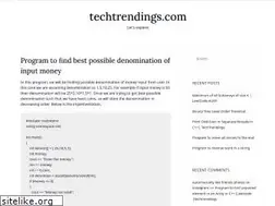 Sites similar to techtrendings.com