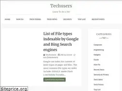 Sites similar to techusers.dev
