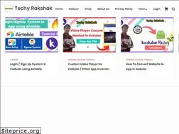 Sites similar to techyrakshak.in