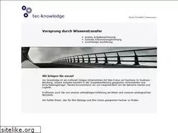 Sites similar to tecknowledge.de