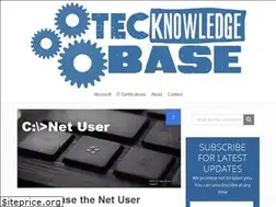 Sites similar to tecknowledgebase.com