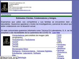 Sites similar to tecnicaenlaboratorios.com