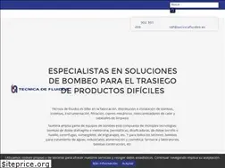 Sites similar to tecnicafluidos.es