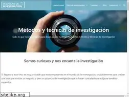 Sites similar to tecnicasdeinvestigacion.com