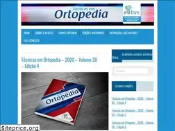 Sites similar to tecnicasemortopedia.com.br