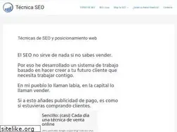 Sites similar to tecnicaseo.com