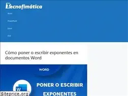 Sites similar to tecnofimatica.com