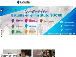Sites similar to tecnologicosucre.edu.ec