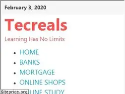 Sites similar to tecreals.com