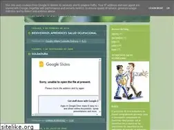 Sites similar to tecsaludocupacional.blogspot.com
