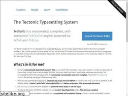 Sites similar to tectonic-typesetting.github.io