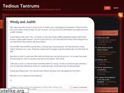 Sites similar to tedioustantrums.wordpress.com