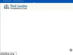 Sites similar to tedleslie.com