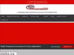 Sites similar to tedmanufacturing.com