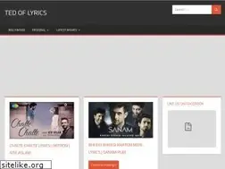 Sites similar to tedoflyrics.com