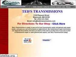 Sites similar to tedstransmissions.com